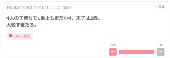 一番上が小４で末っ子は2歳